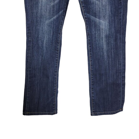 Lucky Brand Dungarees Women's Zoe Straight Low Rise Dark Wash Jeans Size 8/29 - Picture 5 of 14